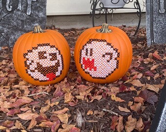 Cross-Stitch Faux Pumpkin