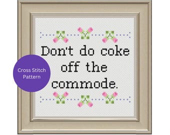 Kruissteekpatroon Don't Do Coke