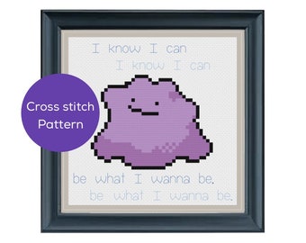 I Know I Can Cross Stitch Pattern