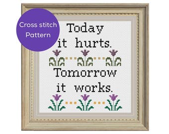 Physical Therapy Cross Stitch Pattern
