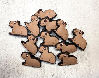 Capybara shoe charm fun and cute shoe charms mix match PVC accessories for shoes, personalize your footwear, great gift for kids & teens