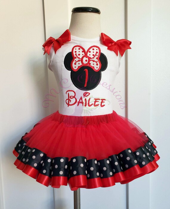 minnie birthday dress