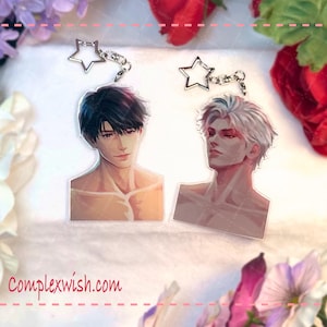 Love and deepspace acrylic keychains | Sylus | Zayne | Caleb | Rafayel | Xavier | LADS