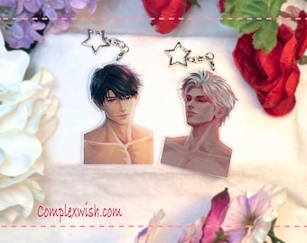 Love and deepspace acrylic keychains | Sylus | Zayne | Caleb | Rafayel | Xavier | LADS