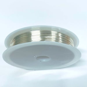 Bright Silver Copper Jewelry Wire: 24ga (6 Meter Roll)