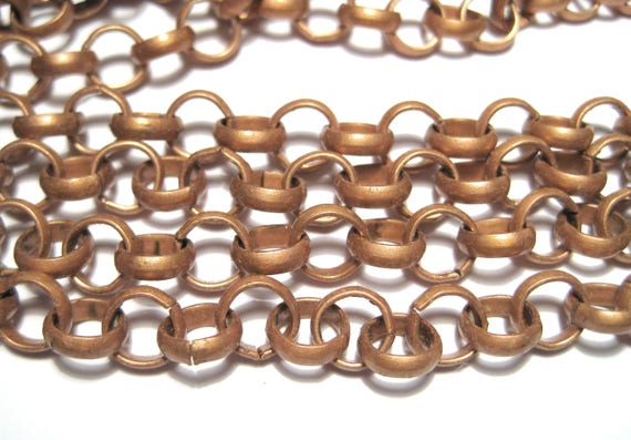 Red Copper ROLO Chain Iron Chain 