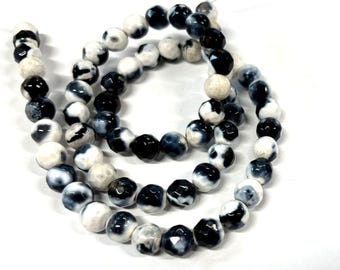 ホワイトアゲート スピンドルカット 6pcs ビーズ ホワイトアゲート スピンドルカット 6pcs ビーズ