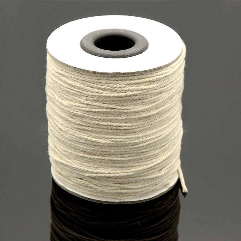 Braided Cotton Rope Clothesline Multi Purpose Home Boat Camping 100 Ft  Ivory NEW