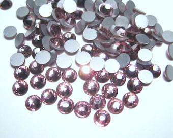 100pcs of Light Purple Glass Flatback Rhinestone A Grade SS20 (4mm)No-Hotfix