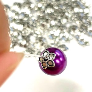 100pcs of Antique Silver Plated Flower Bead Caps 8mm (No. BCP380B)