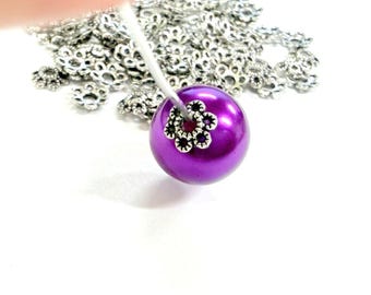 100 Antique Silver Plated Filigree Flower Bead Caps(No.382A)