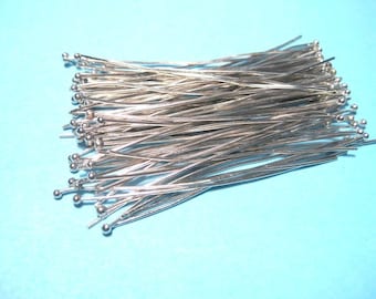 100pcs of Silver Tone Ball Pins Ball Head pins 50mm 2 inch 25ga