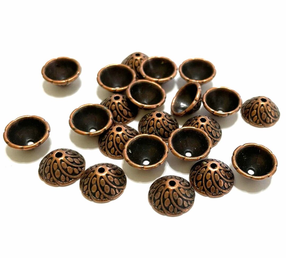 20pcs of Antique Copper Cone Bead Capsno. CPCAP595 Etsy