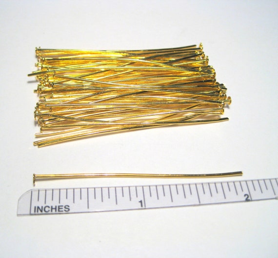 Goldtone Headpins 1.5 Inches - Package Of 500 For Jewelry Making