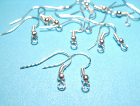 160 Set Ganci Orecchini Argento - Filo Francese Con Dadi E Anelli - Foto 2