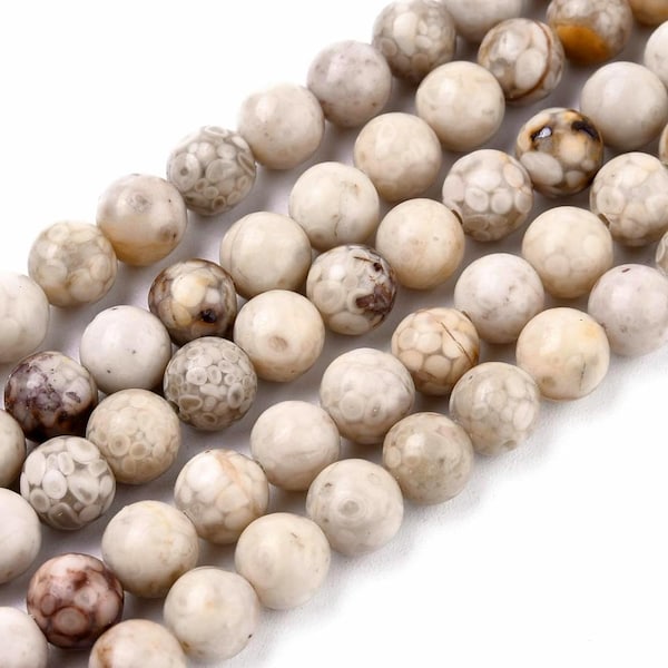 1 Strand Natural Medicinal Beads 8mm Round Stone Beads(No.GS1721)