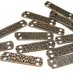 10pcs of Antique Copper Plated Rectangle Bar Link Connectors(No. CPSP666)