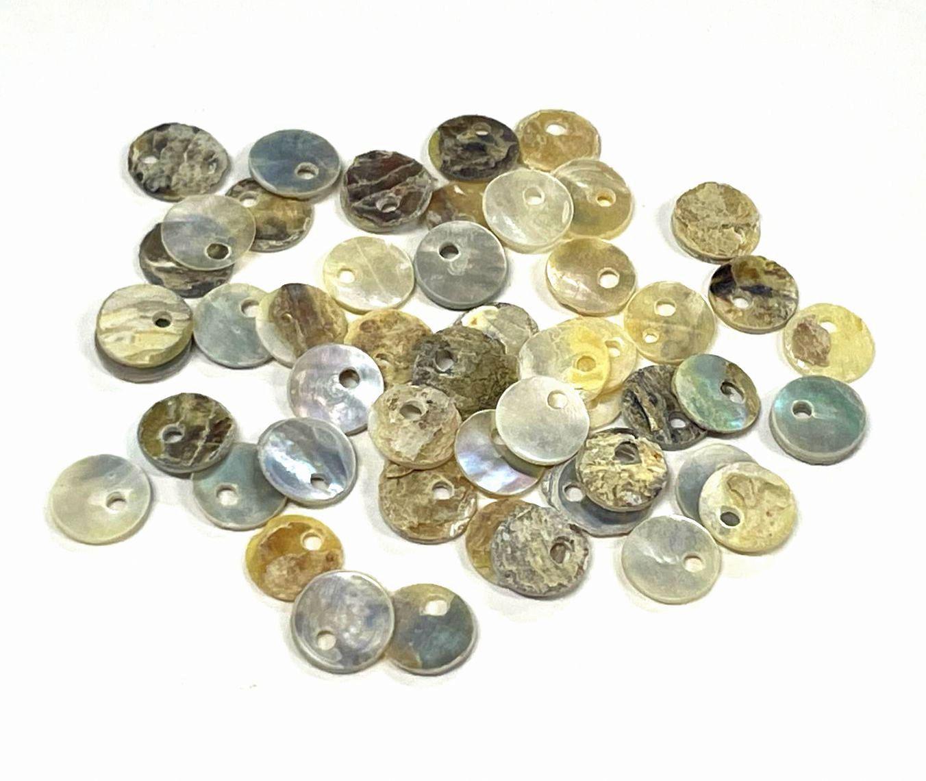 50pcs of Small Natural Akoya Shell Charms 6mm( No.813a) - Etsy