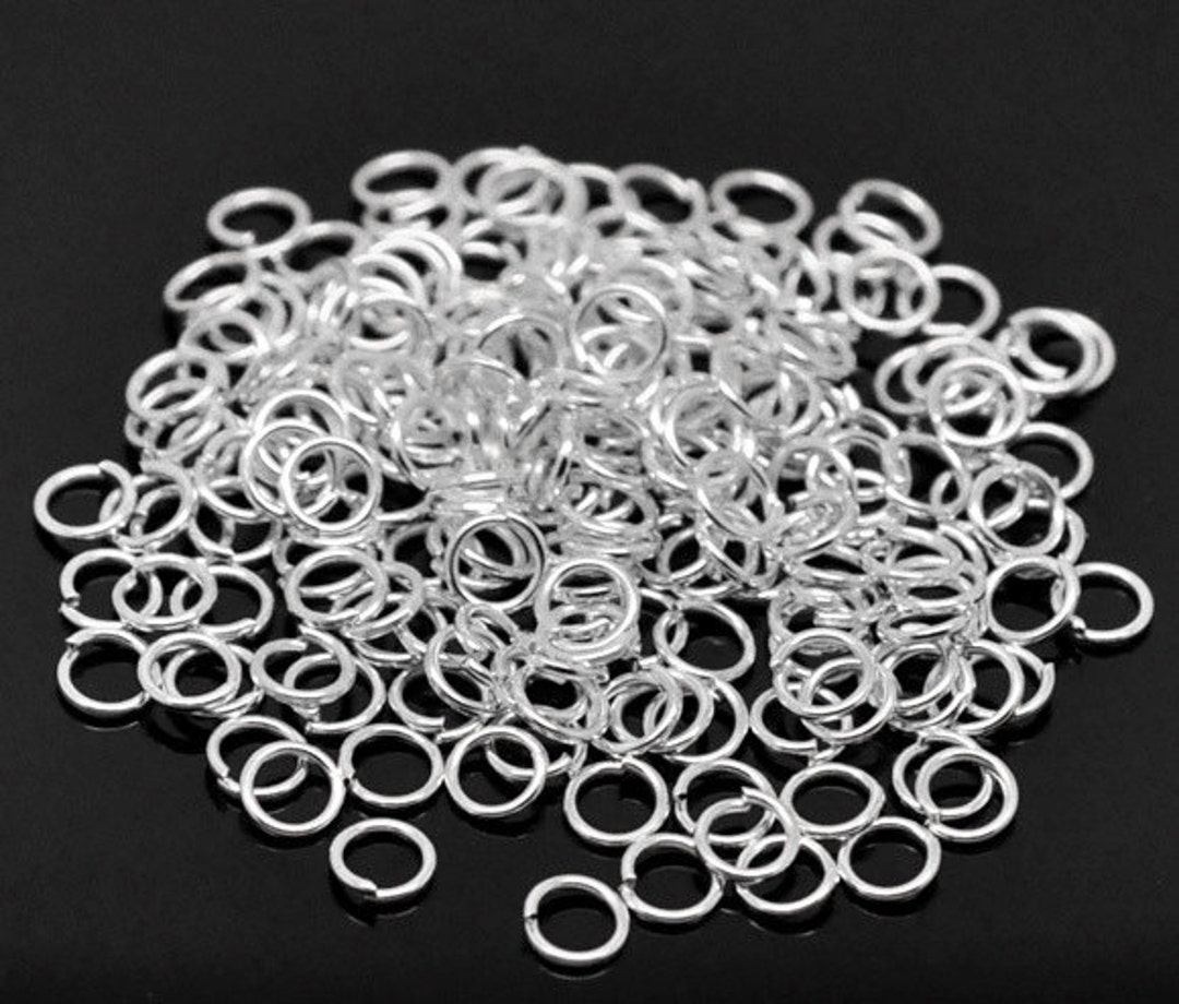 100pcs of Bright Silver Plated Open Jump Rings 5mm 20gano.jr2000a - Etsy