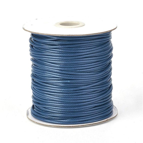 Buy 30ft of Marine Blue Korean Wax Polyester Cord Bracelet Necklace Cord  2mmno.140 Online in India 