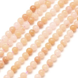 1 Strand (184pcs) of Natural Pink Aventurine 2mm Round Gemstone Beads(No.33-GS2226)