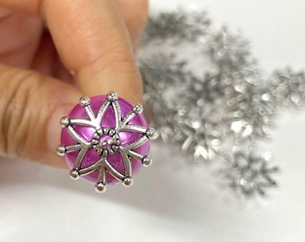20pcs of Antique Silver Filigree Bead Caps (No. 383B)