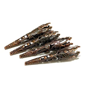 20pcs of Antique Copper Filigree Cone Bead caps(No.CCP2256)