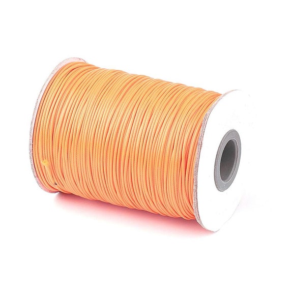 PandaHall Elite 1 Rotolo Da 0,5 Rotondo In Cotone Cerato Filo Per - Foto 2