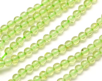 1 Strand (184pcs) of Natural Peridot Beads 2mm Round Gemstone Beads(No.M07- GS2216)