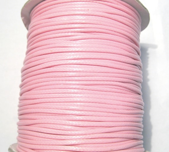 Buy 30ft of Pink Korean Wax Polyester Cord Bracelet Necklace Cord 2mm NO.  112 Online in India 