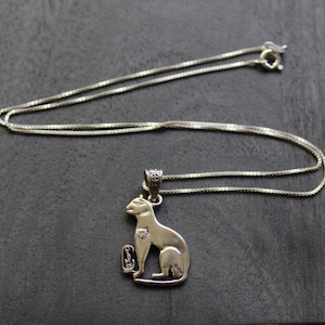 Sterling Silver Bastet (Medium sz)