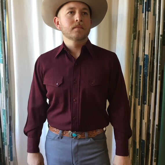 Vintage 40s Levi Strauss Deluxe mens wool gabardin