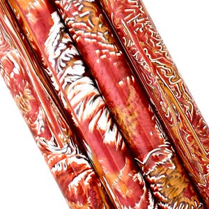 Moab Red Rock, individuell angefertigte Stiftrohlinge, ausgehärtet mit Alumilite. Perfekt für handgedrechselte, individuell angefertigte Füllfederhalter.
