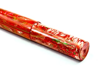 Nervous Energy, custom bespoke pen blanks, high pressure cured with Alumilite Resin. Perfect for hand turned, custom fountain pens.