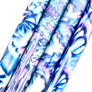 Blue Abalone Pen Blank: Alumilite Resin, Custom Fountain Pen Material