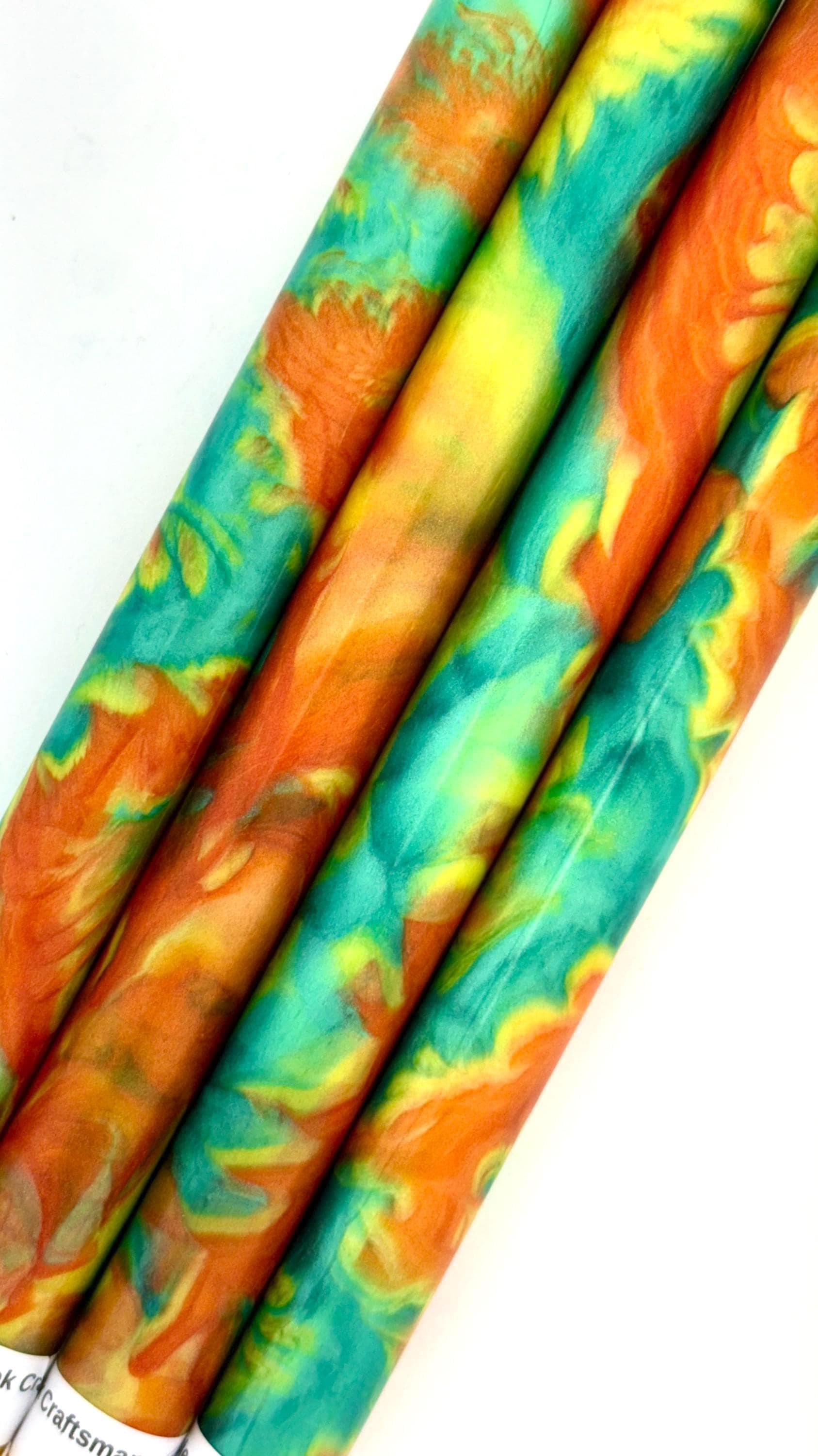 Chernobyl, custom bespoke pen blanks, high pressure cured with Alumilite Resin. Perfect for hand turned, custom fountain pens.