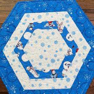Quilted Christmas  table topper