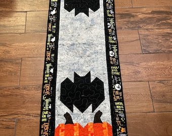 Halloween table runner