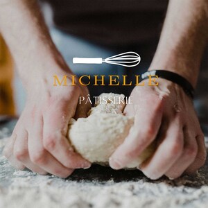 Logotipo prefabricado / Logotipo de texto / Logotipo de panadería / Marca / Diseño de logotipo personalizado / Logotipo de PÂTISSERIE / Cafetería / Tarjeta de visita / etiqueta adhesiva