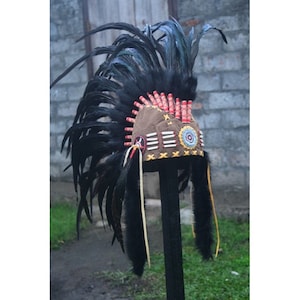 Feather Wall Hanging, Leaf Wall Hanging, Headpiece Feathers, Boho Wall Hanging Black Mohawk Small Rooster Feathers