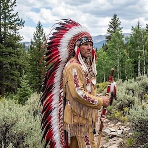 cocar de nativo americano, cocar índio cherokee, cocar de chefe, cocar para casamento, cocar de índio autêntico americano chapéu de guerra