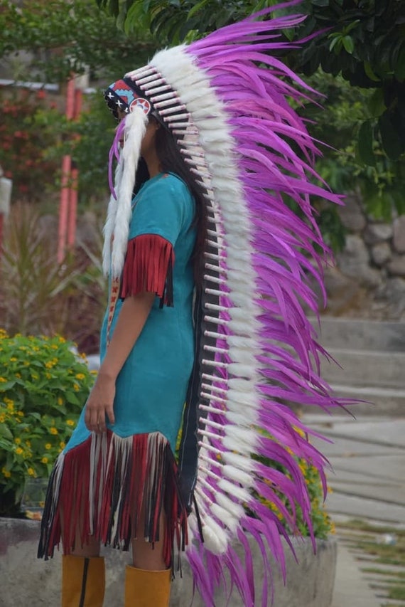Comanche Headdress Large Feather 