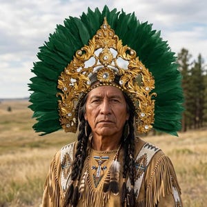 Indian Wedding Gold Headdress - Etsy display picture 2