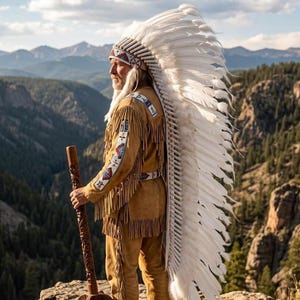 tocado de nativos americanos, tocado de indio cherokee, tocado de jefe, tocado de boda, tocado de indio auténtico americano, gorro de guerra