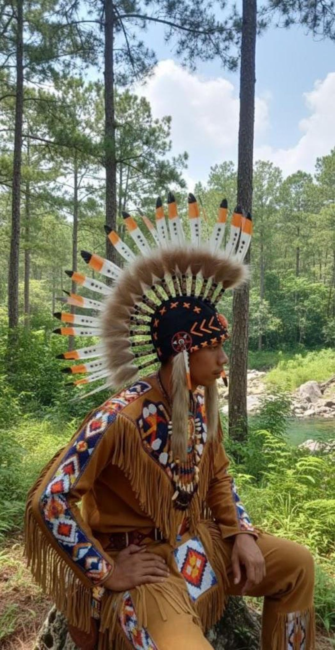 バッファローウォーボンネット、ナバホウォーボンネット、インディアン