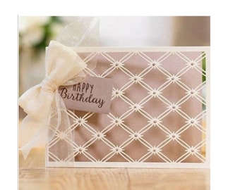 Crafter's Companion Gemini metal die Twinkling Trellis 4 x 6 inches
