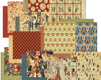 Graphic 45 G45 Scrapbook Paper 12 x 12 inches Fashionista