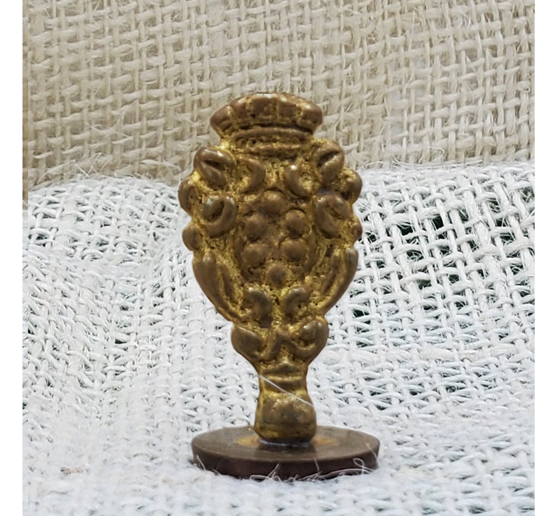 Wax Seal Stamp, Mornajina Vintage Brass Head with India
