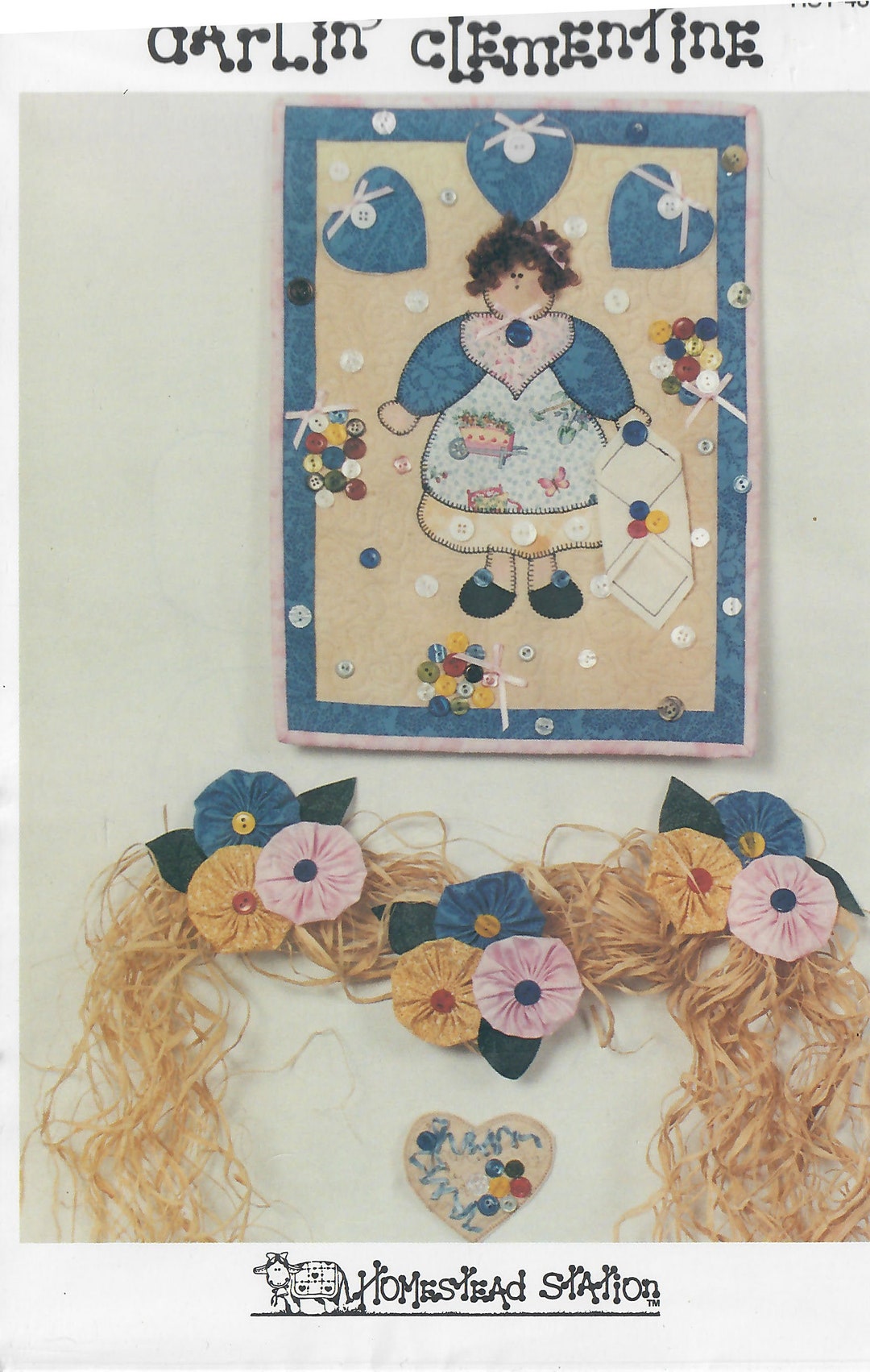 Wall Hanging Quilt Darlin' Clementine Homestead Station Vintage Pattern