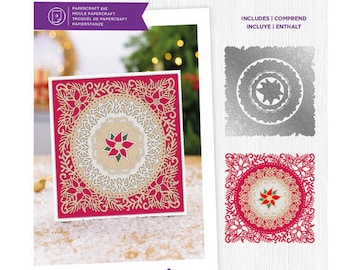 Sara Davis Crafters Companion -Gemini Christmas Nesting Elements Die - Yuletide Blooms